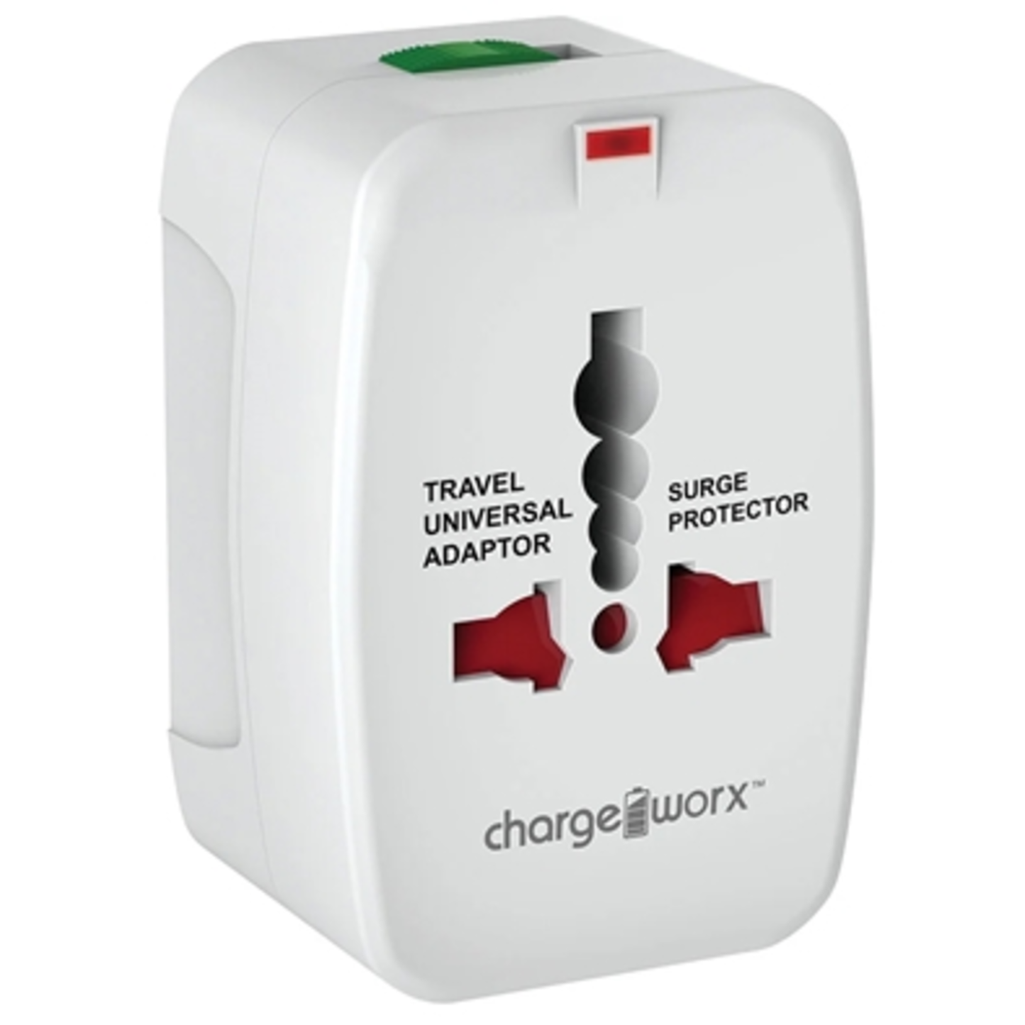 INTERNATIONAL TRAVEL ADAPTER, WHITE