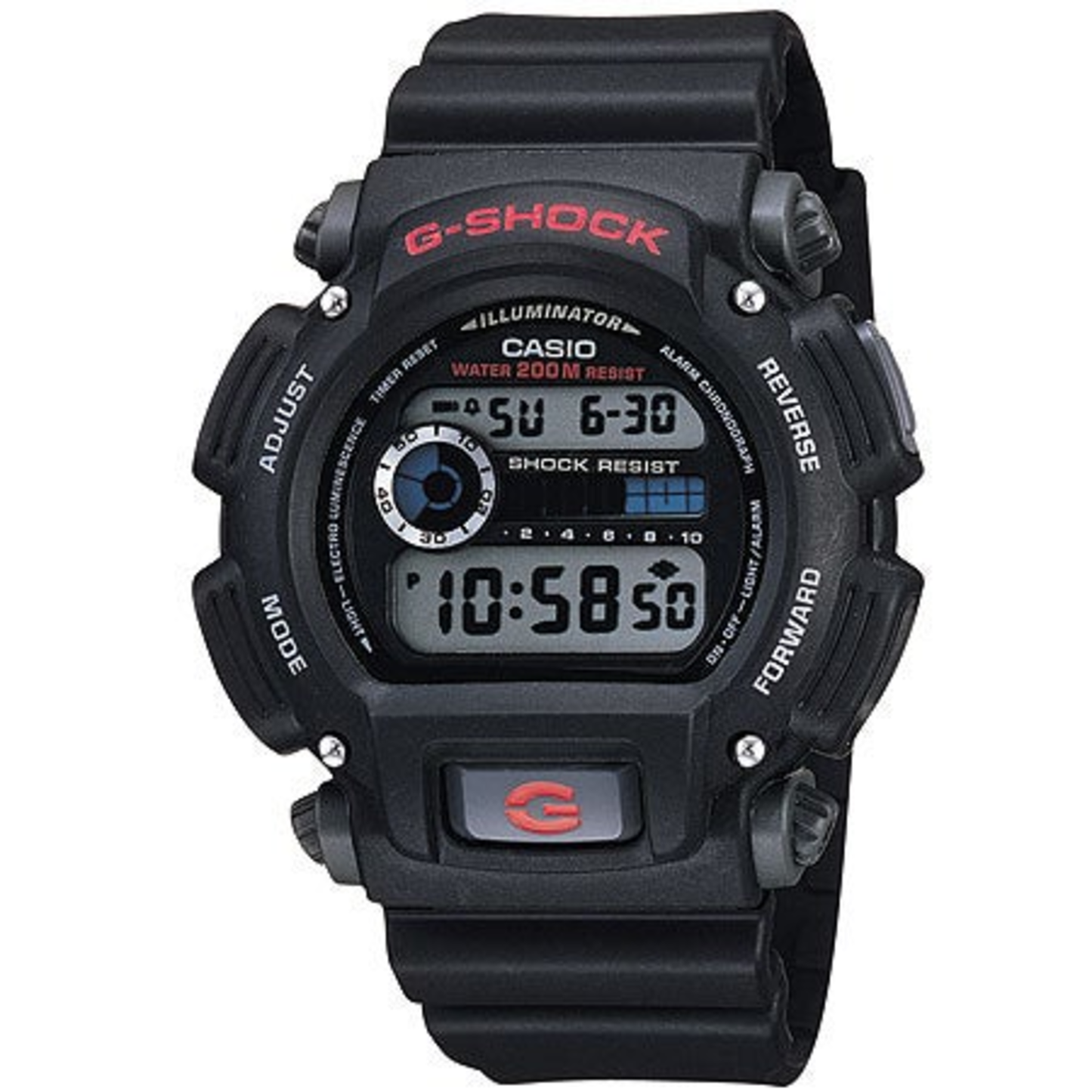 G-SHOCK ILLUMINATOR WATCH RED