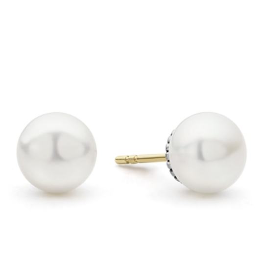 LUNA PEARL STUD EARRINGS