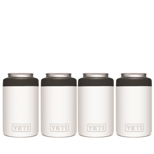 YETI RAMBLER 12 OZ. COLSTER CAN INSULATOR - WHITE (4-PACK)