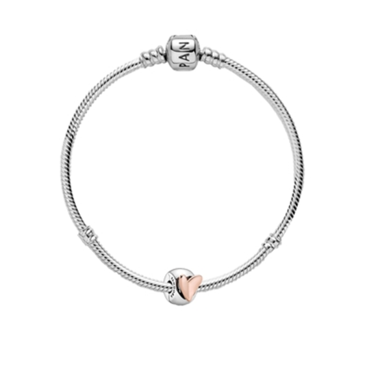 FREEHAND HEART BRACELET, 7.9"