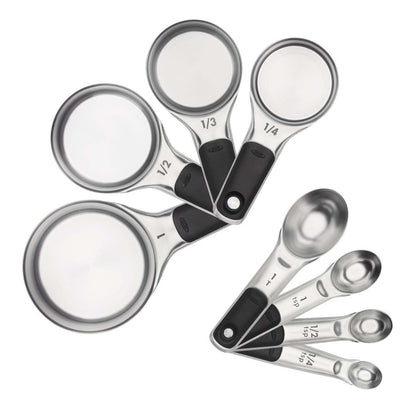 GOOD GRIPS STAINLESS STEEL MEASURING CUP & SPOON SET