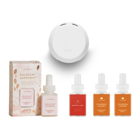 THYMES FALL SMART FRAGRANCE DIFFUSER SET, 5 PIECES