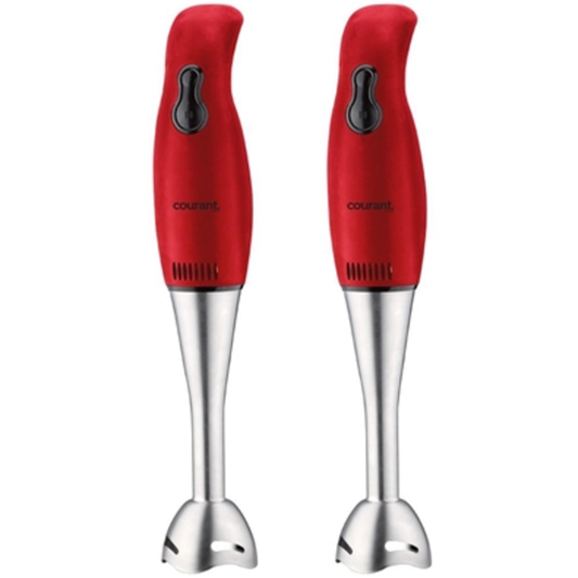 COURANT 2PACK HAND BLENDER RED, RED