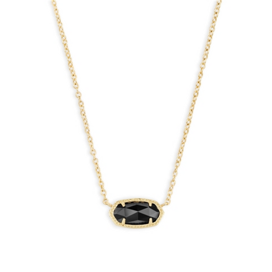 ELISA NECKLACE, GOLD BLACK