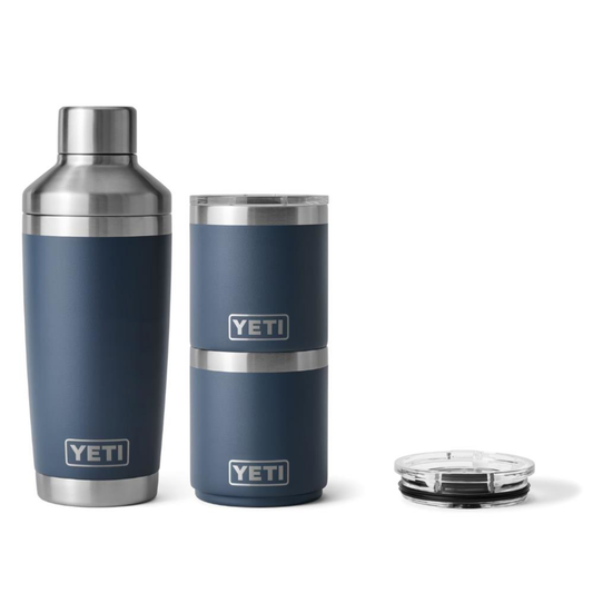 YETI RAMBLER 20 OZ. COCKTAIL SHAKER & LOWBALL SET - NAVY