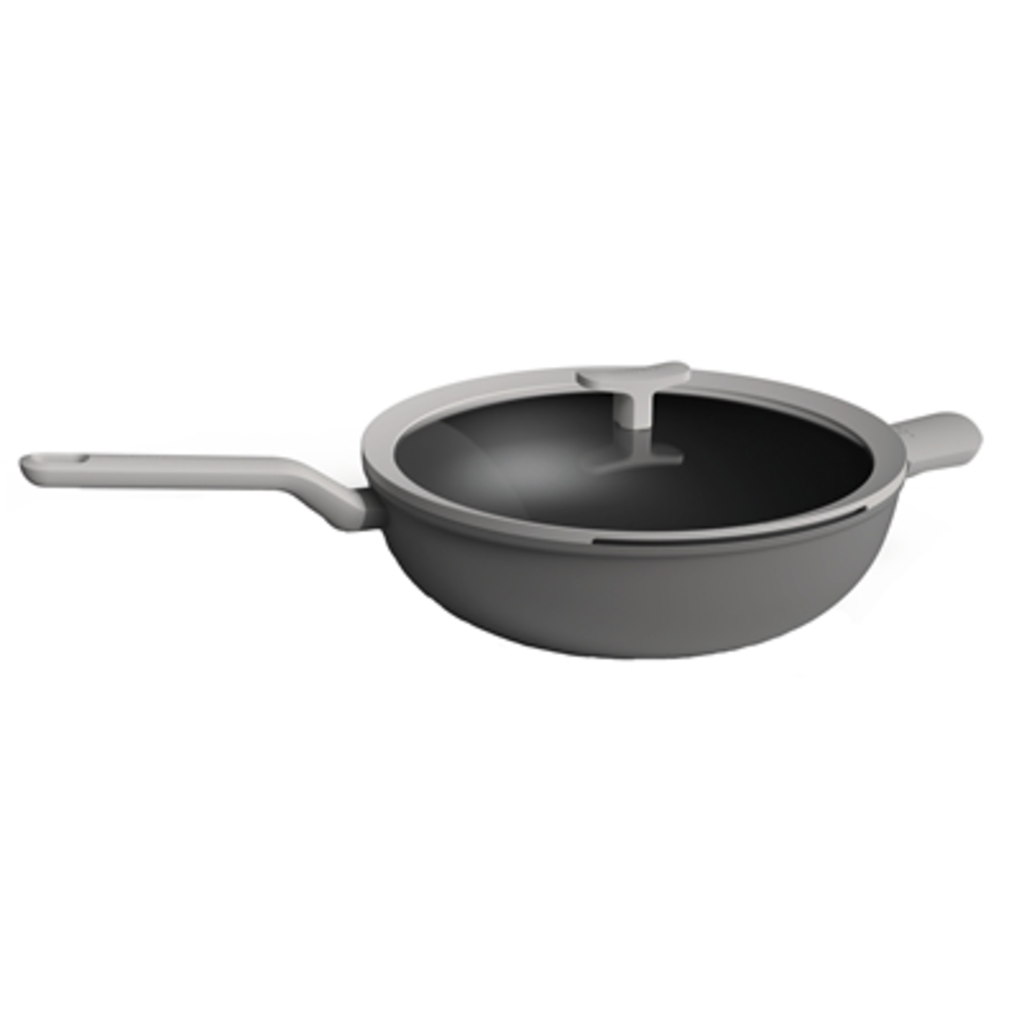 LEO COVERED WOK, 12.5"