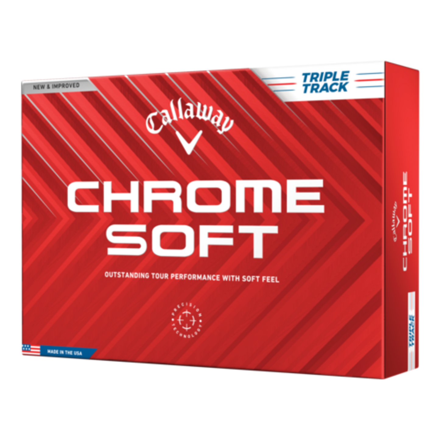 CALLAWAY CHROME SOFT TRIPLE TRACK GOLF BALLS