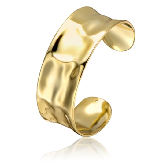 14K YELLOW GOLD CLASSIC BANGLE, GOLD, 7"