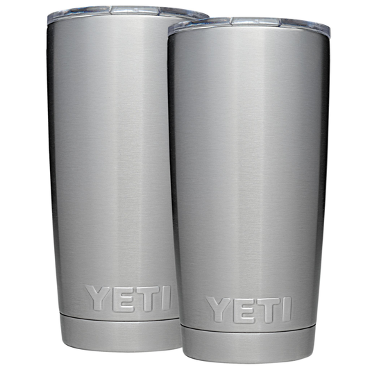 YETI RAMBLER 20 OZ. TUMBLER - STAINLESS STEEL (2-PACK)