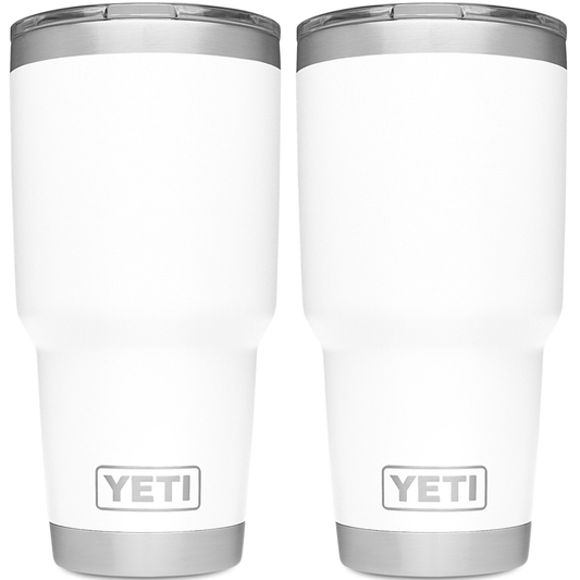 YETI RAMBLER 30 OZ. TUMBLER - WHITE (2-PACK)