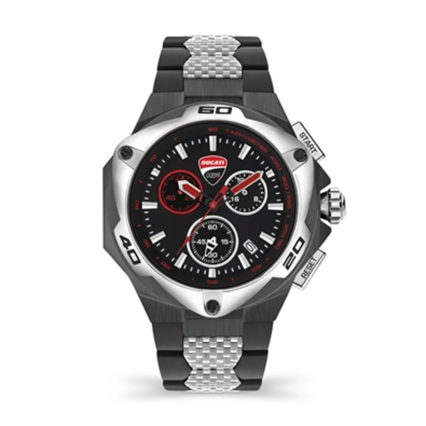 MOTORE CHRONOGRAPH WATCH, GUN METAL IP, 49MM