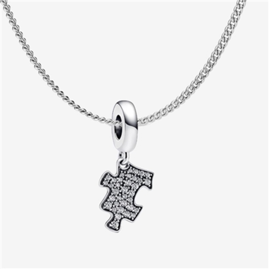 PUZZLE PIECE CHAIN NECKLACE SET