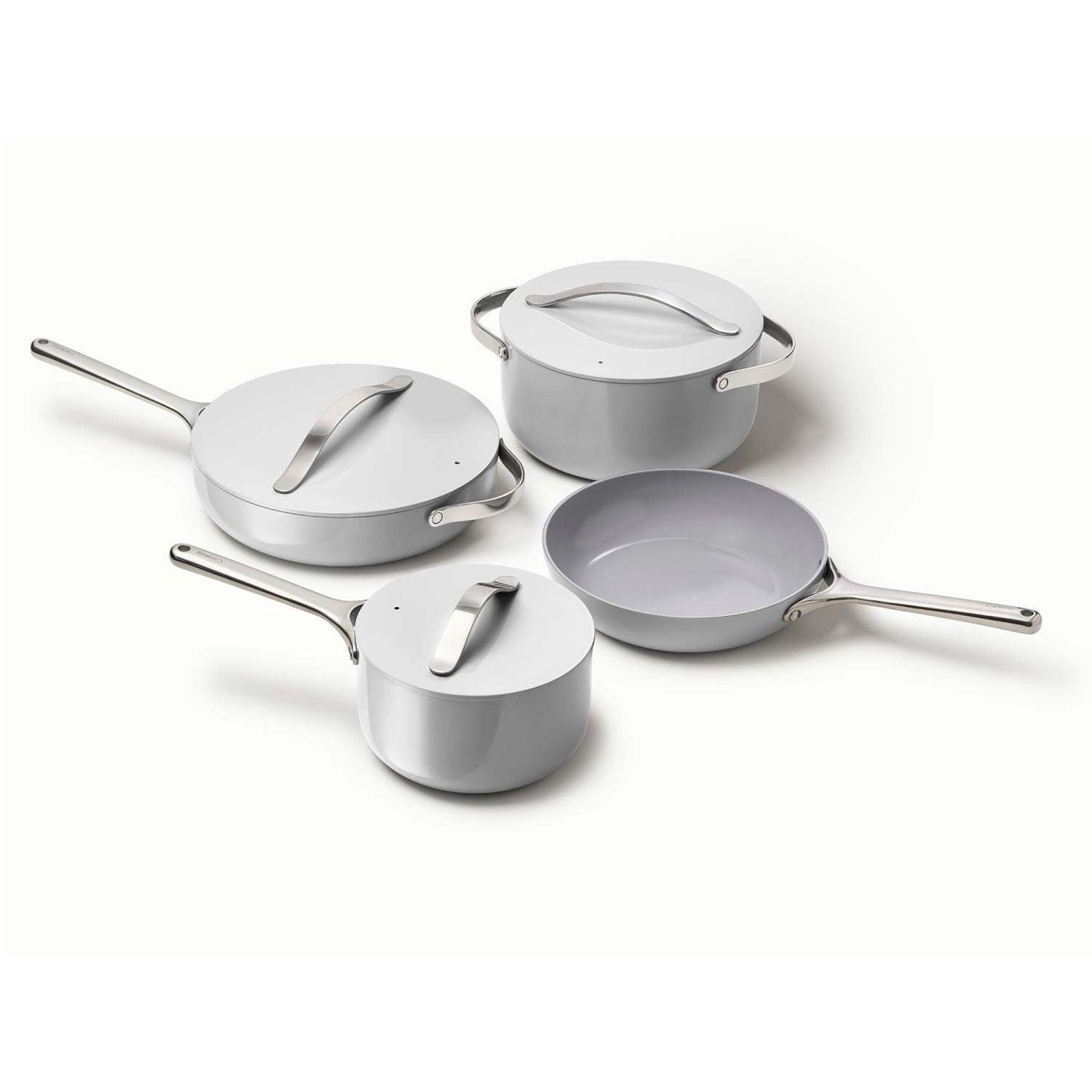 NON-TOXIC NONSTICK CERAMIC COOKWARE SET GRAY