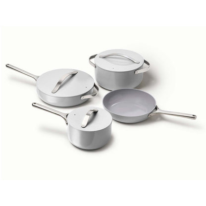 NON-TOXIC NONSTICK CERAMIC COOKWARE SET GRAY
