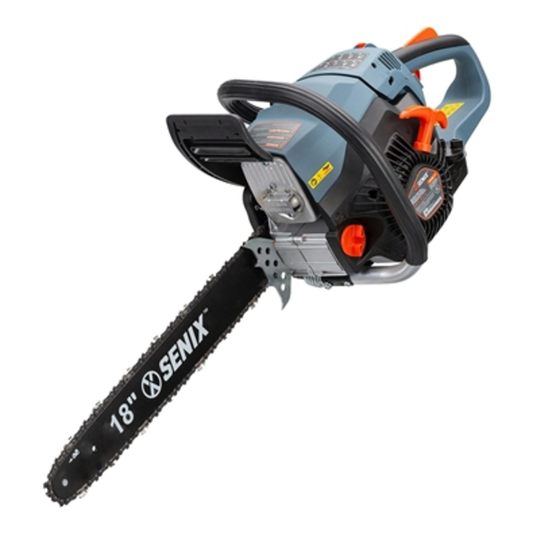 GAS POWERED CHAINSAW, 18"