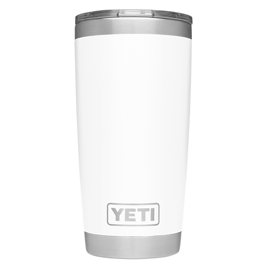 YETI RAMBLER 20 OZ. TUMBLER - WHITE