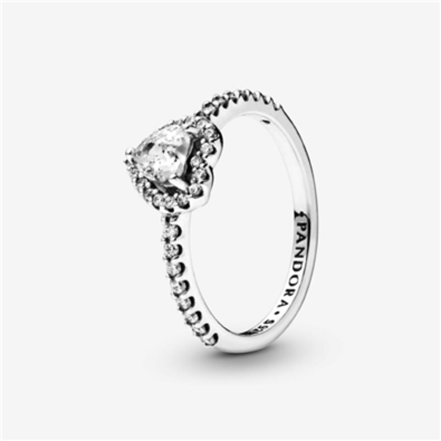 ELEVATED HEART RING, 7.5