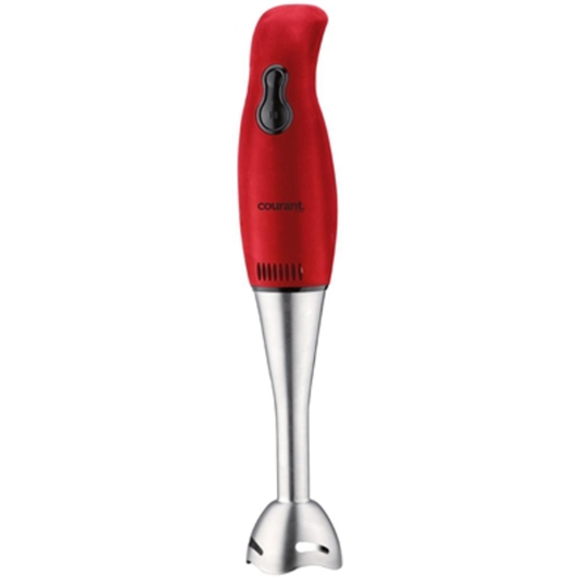 COURANT 2-SPEED 200W SS HAND BLENDER-RED, RED