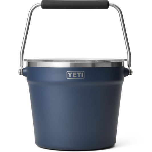 YETI RAMBLER BEVERAGE BUCKET WITH LID - NAVY