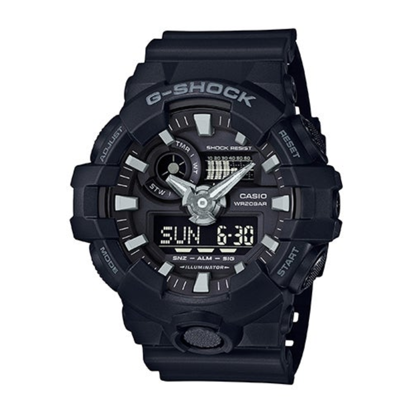 G-SHOCK ANA-DIGI WATCH BLACK