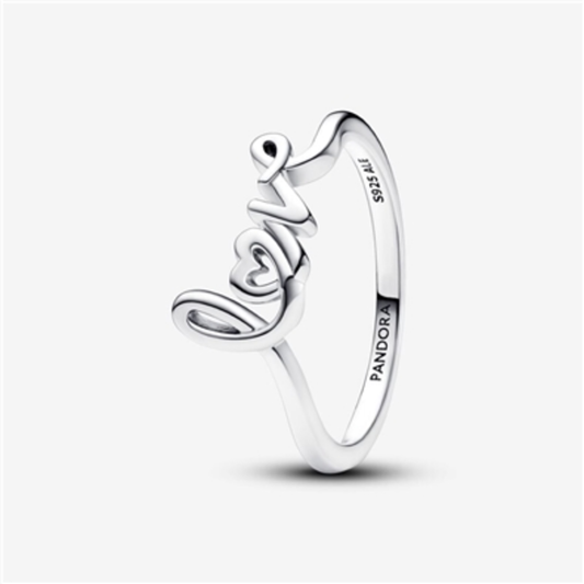 HANDWRITTEN LOVE RING, 7.5