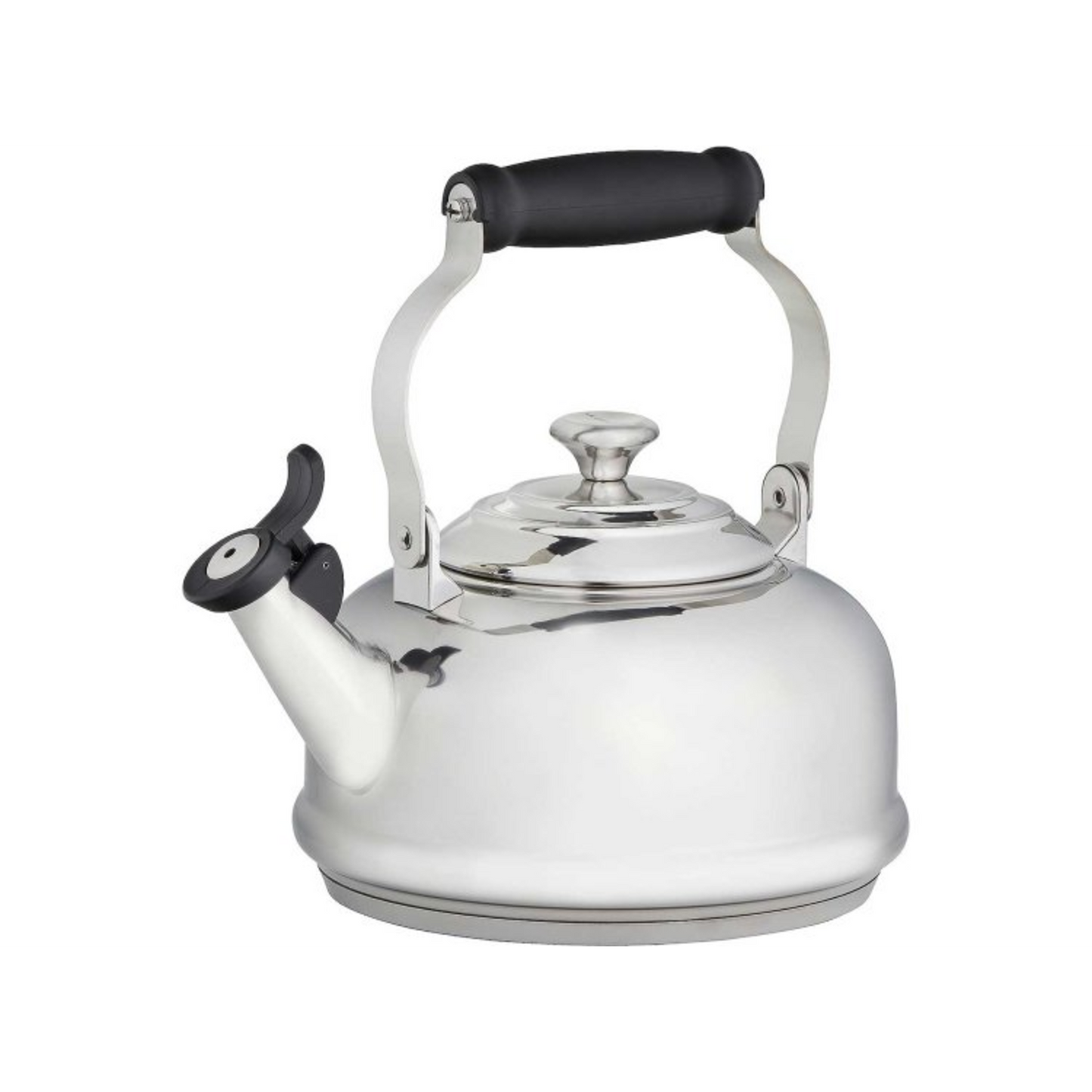 LE CREUSET 1.7QT STAINLESS STEEL WHISTLING KETTLE