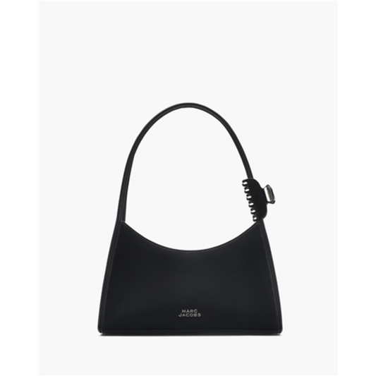 THE GLAM CLAW CLIP SHOULDER BAG, BLACK