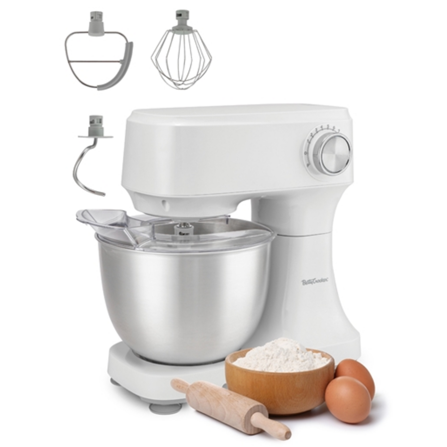 3.7-QT STAND MIXER, WHITE
