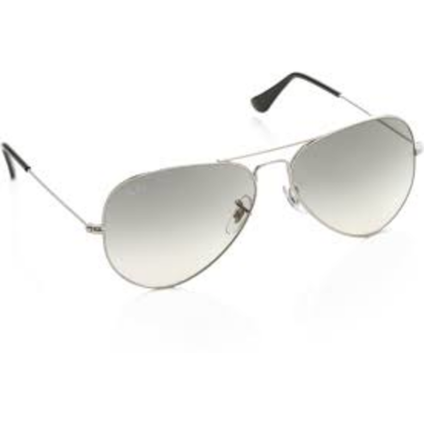 AVIATOR UNISEX NON-POLAR SUNGLASSES, SILVER, 58