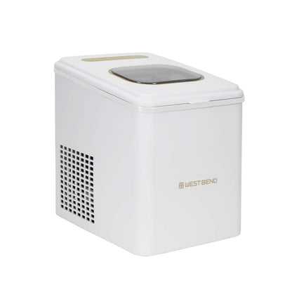 TIMELESS 26LB COUNTERTOP ICE MAKER WHITE & GOLD