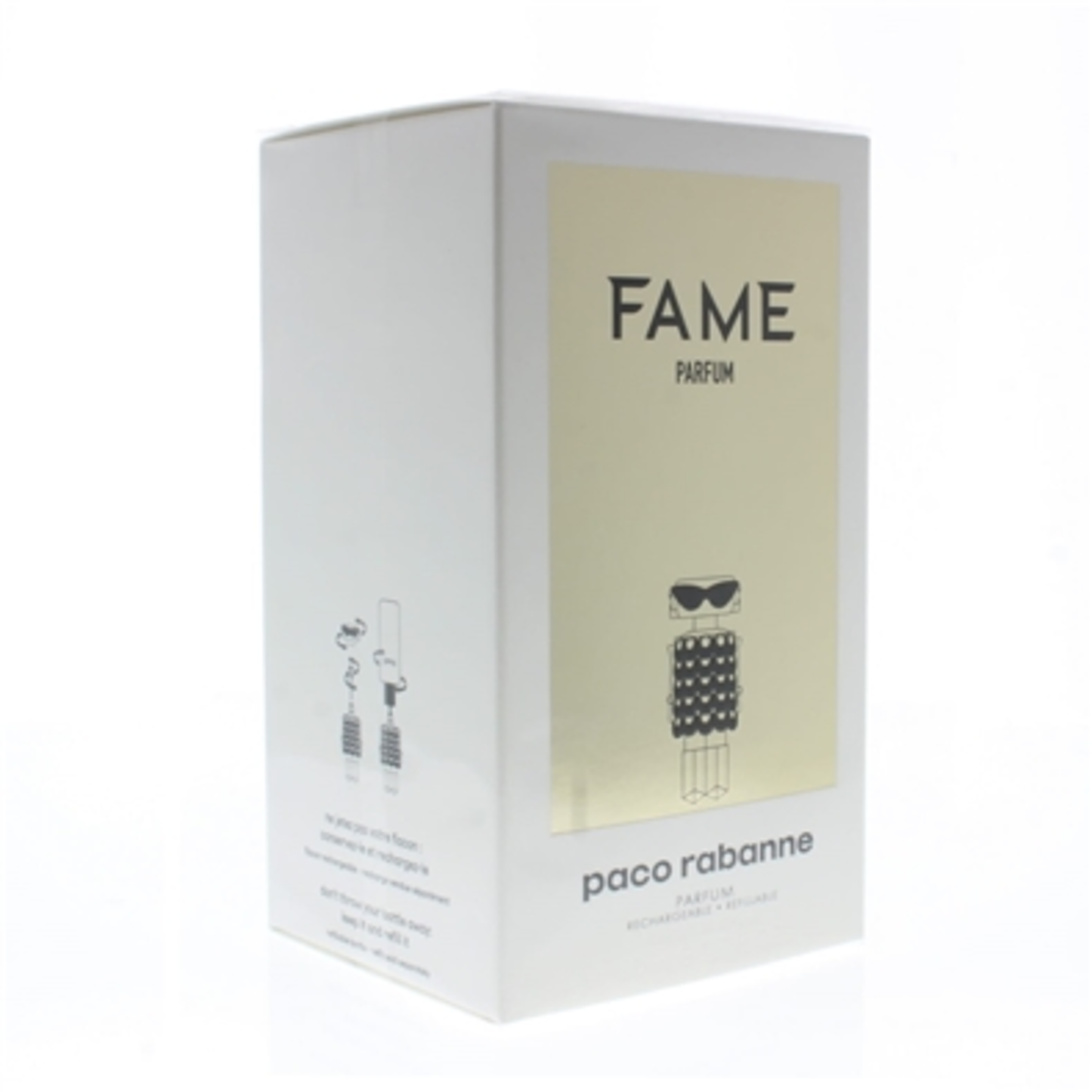 PACO RABANNE FAME PARFUM REFILLABLE, 2.7OZ