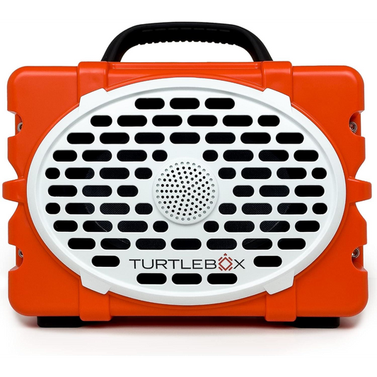 TURTLEBOX ORIGINAL SPEAKER - ORANGE AND WHITE