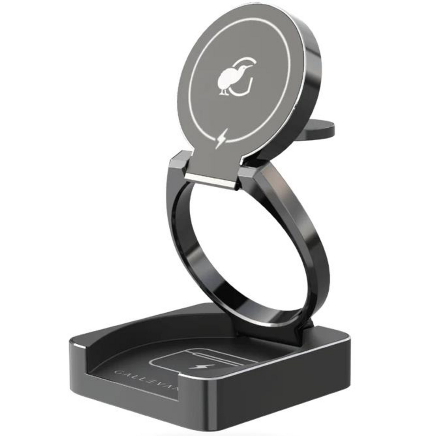 GALLEVANT 3-IN-1 WIRELESS FOLDABLE CHARGING DOCK - BLACK