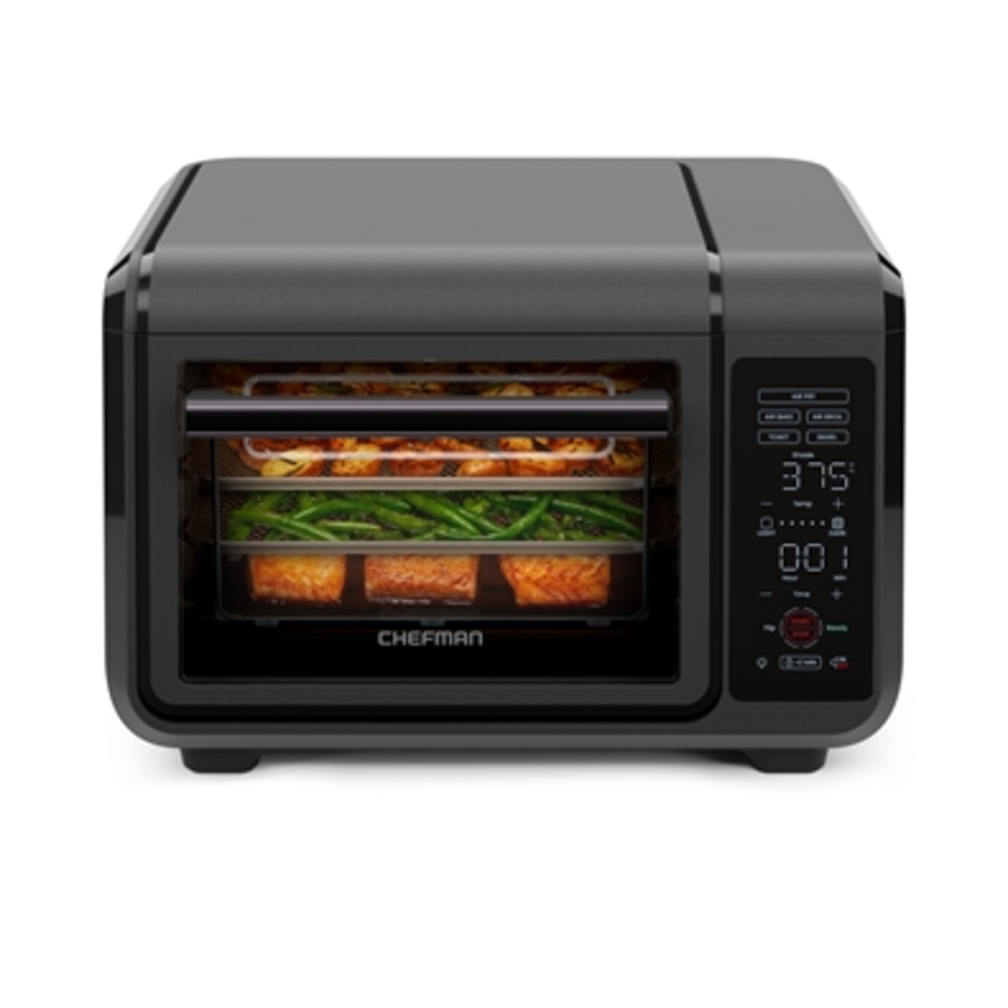 EASYAIR OVEN+AIR FRYER, BLACK, 15 QUART