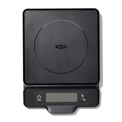 GOOD GRIPS 5LB FOOD SCALE W/ PULL-OUT DISPLAY BLACK