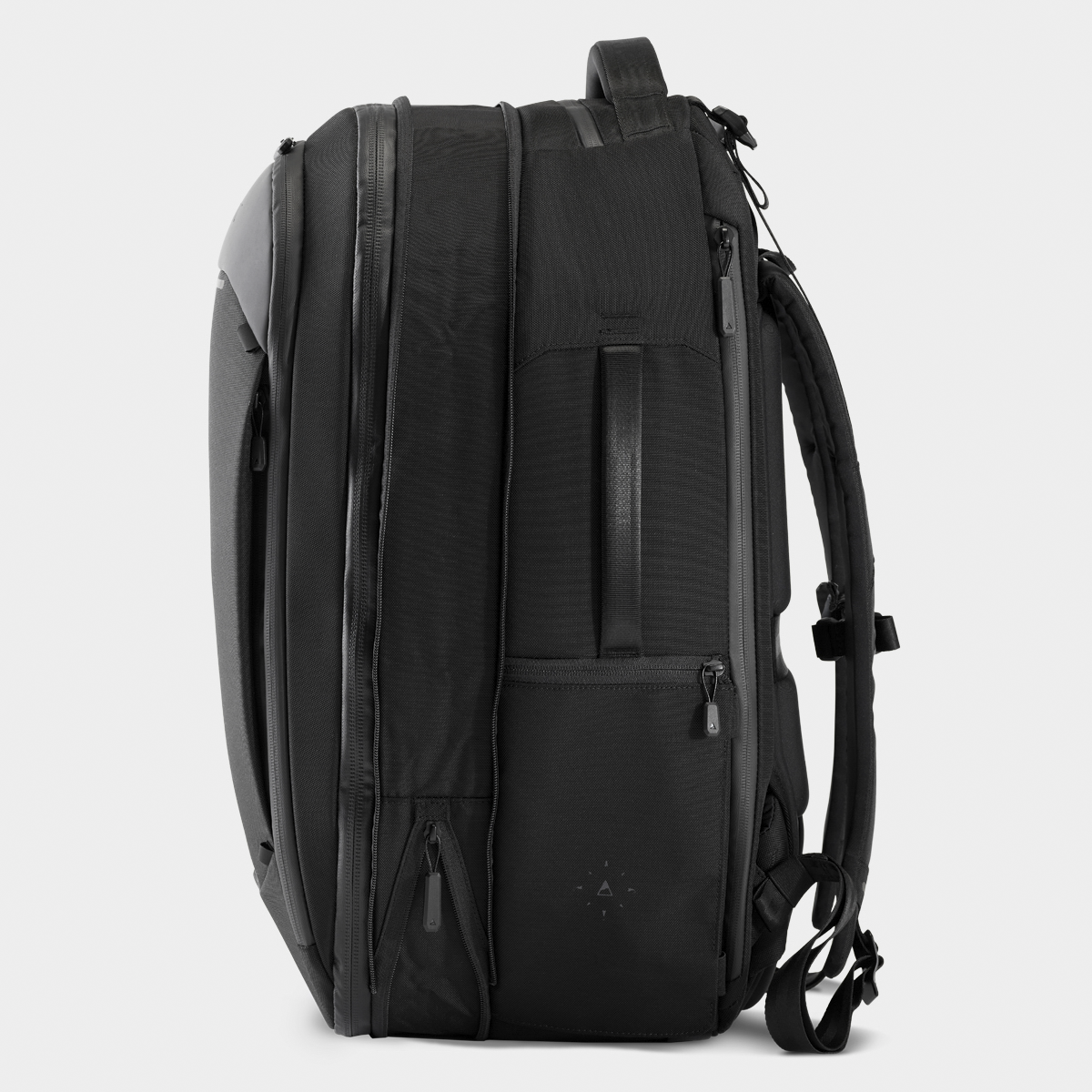 Nomatic Black Travel Backpack 32L Expansion View