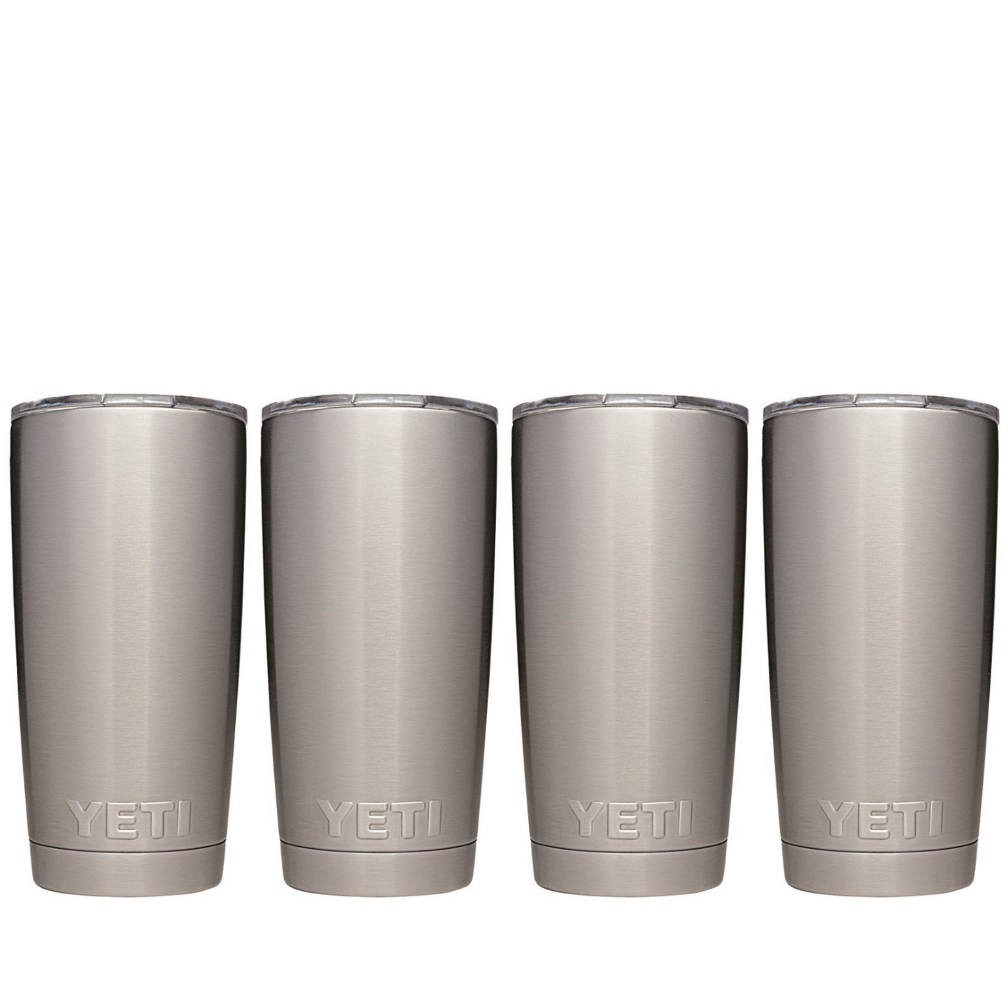 YETI RAMBLER 20 OZ. TUMBLER - STAINLESS STEEL (4-PACK)