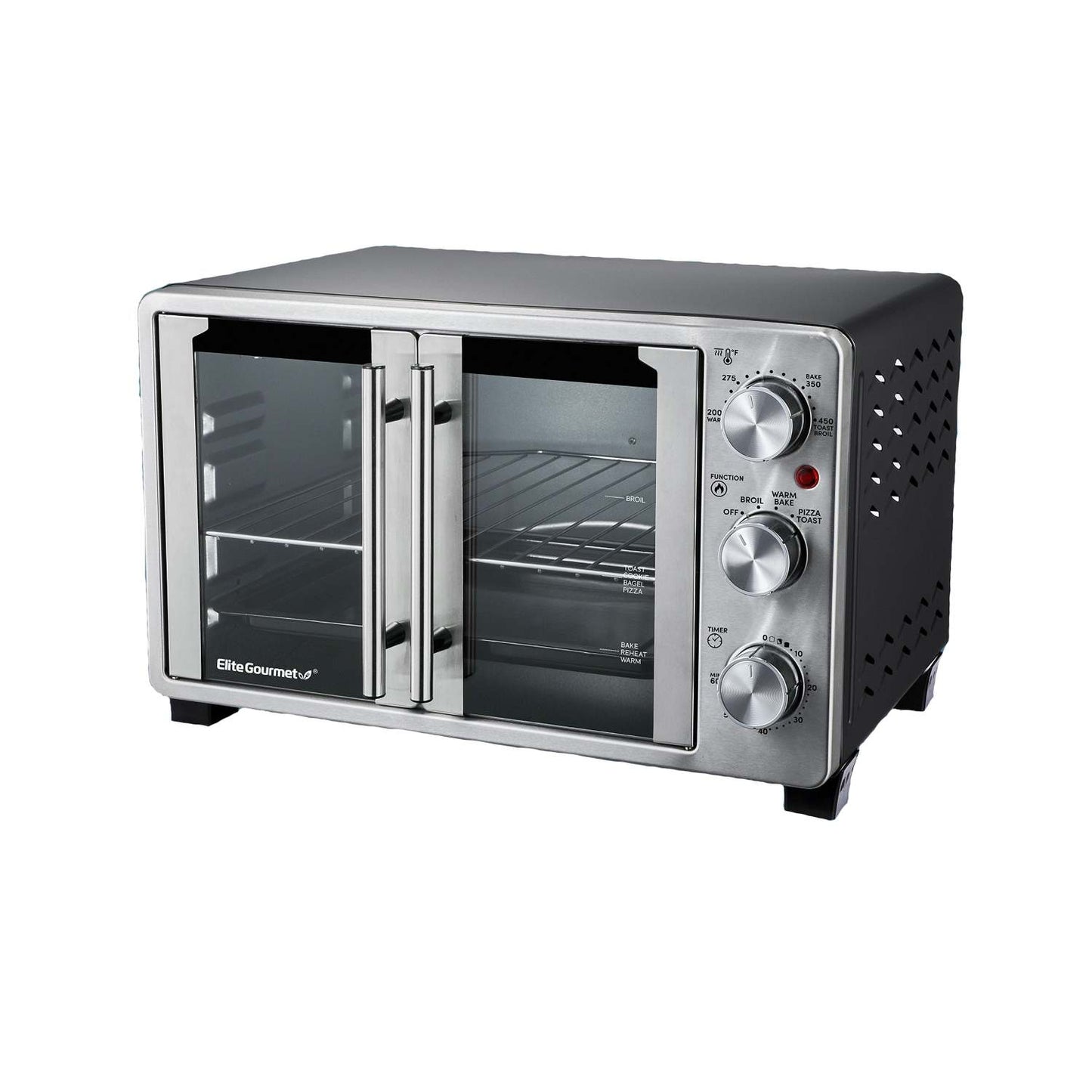 DOUBLE FRENCH DOOR 25-LITER COUNTERTOP TOASTER OVEN