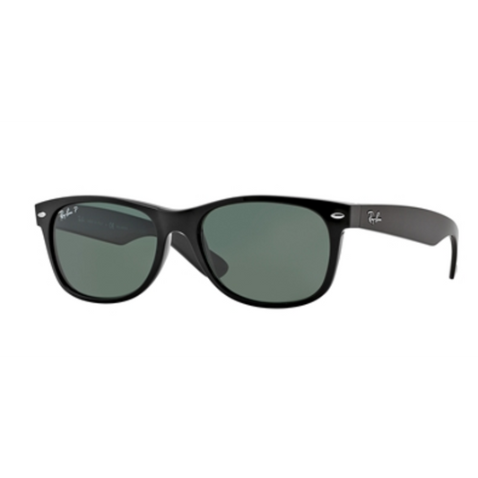 NEW WAYFARER UNISEX NON-POLAR SUNGLASSES, BLACK/GREEN, 58
