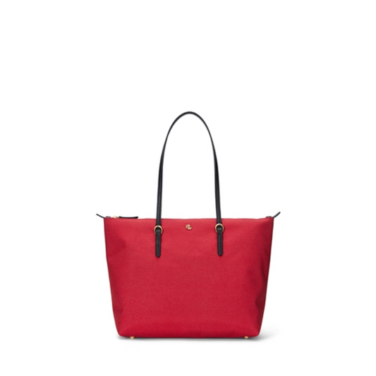 KEATON 26 NYLON TOTE MEDIUM, FESTIVE RED/BLACK