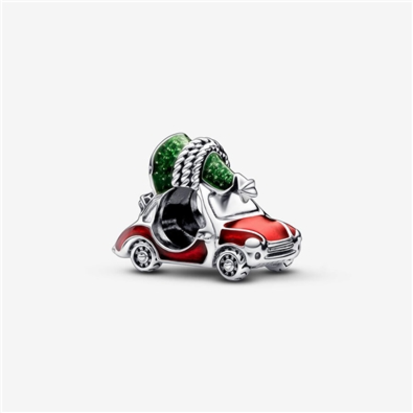 FESTIVE CAR AND CHRISTMAS TREE CHARM, MULTICOLOR