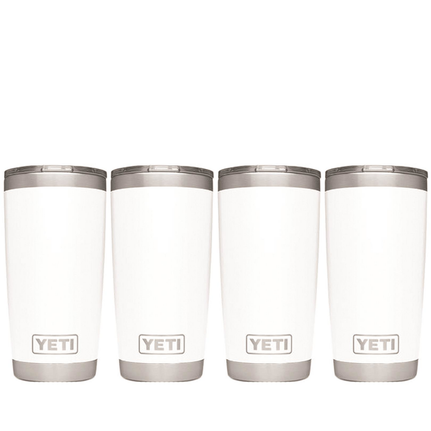 YETI RAMBLER 20 OZ. TUMBLER - WHITE (4-PACK)
