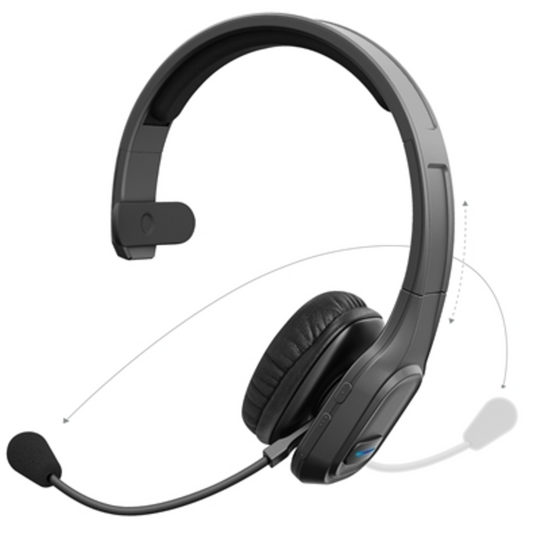 NOISE ISOLATED TRUCKER HEADSET, BLACK