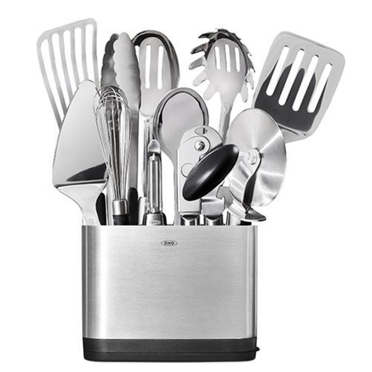 STEEL 15PC UTENSIL SET