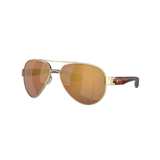 UNISEX SOUTH POINT SUNGLASSES POLARIZED, GOLD/GOLD, 59