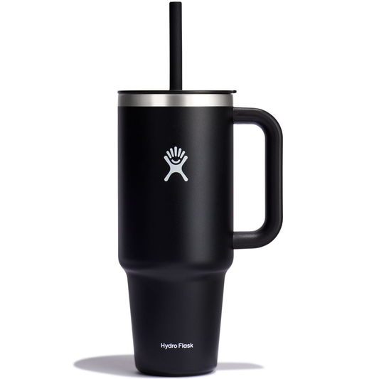 HYDRO FLASK 40 OZ. ALL AROUND TRAVEL TUMBLER - BLACK