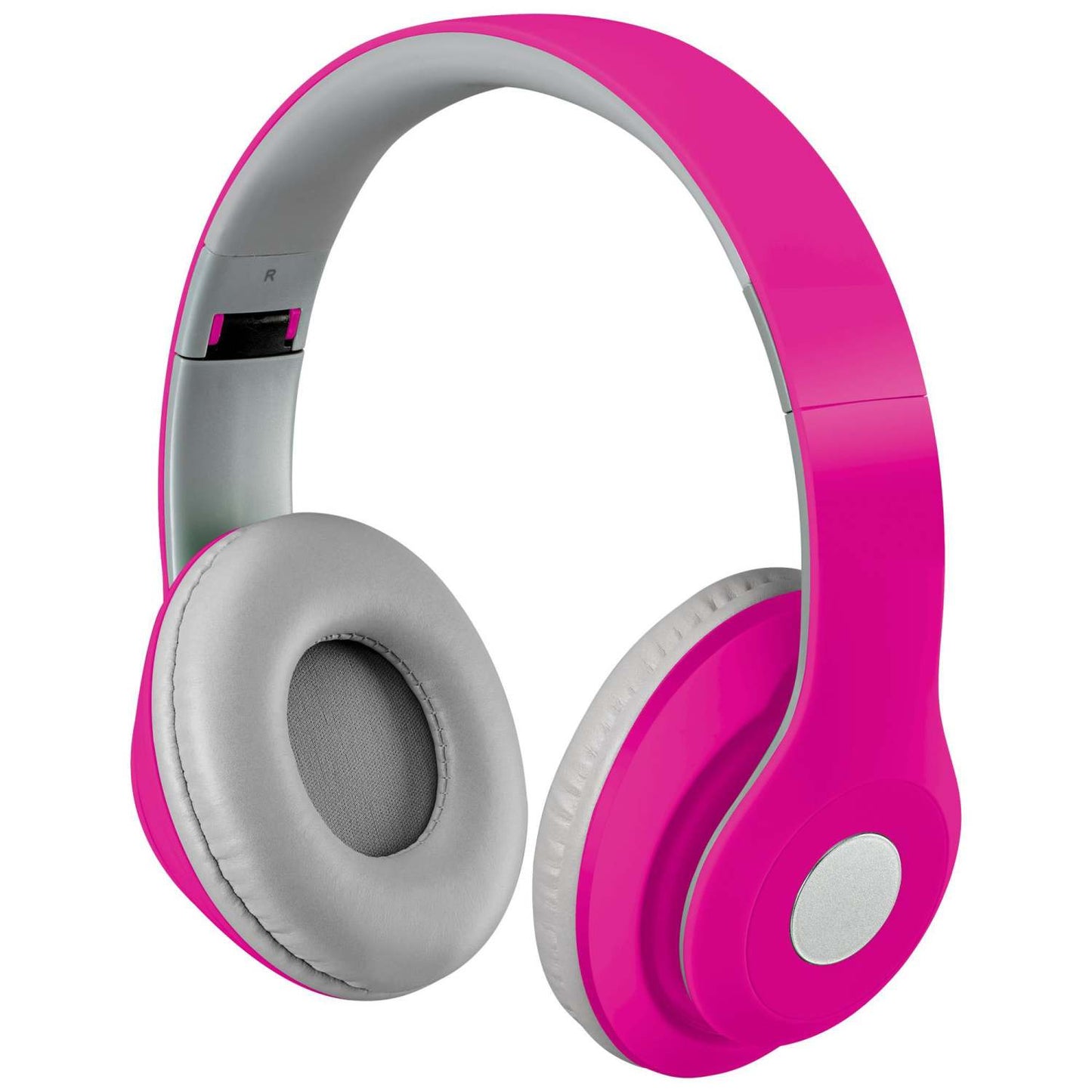 BLUETOOTH WIRELESS HEADPHONES W/ BUILT-IN MICROPHONE MATTE PINK
