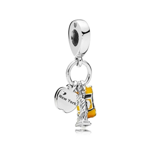 SYMBOLS OF NEW YORK CITY DANGLE CHARM