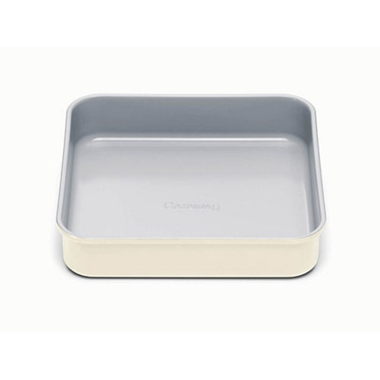 NONSTICK CERAMIC SQUARE PAN CREAM